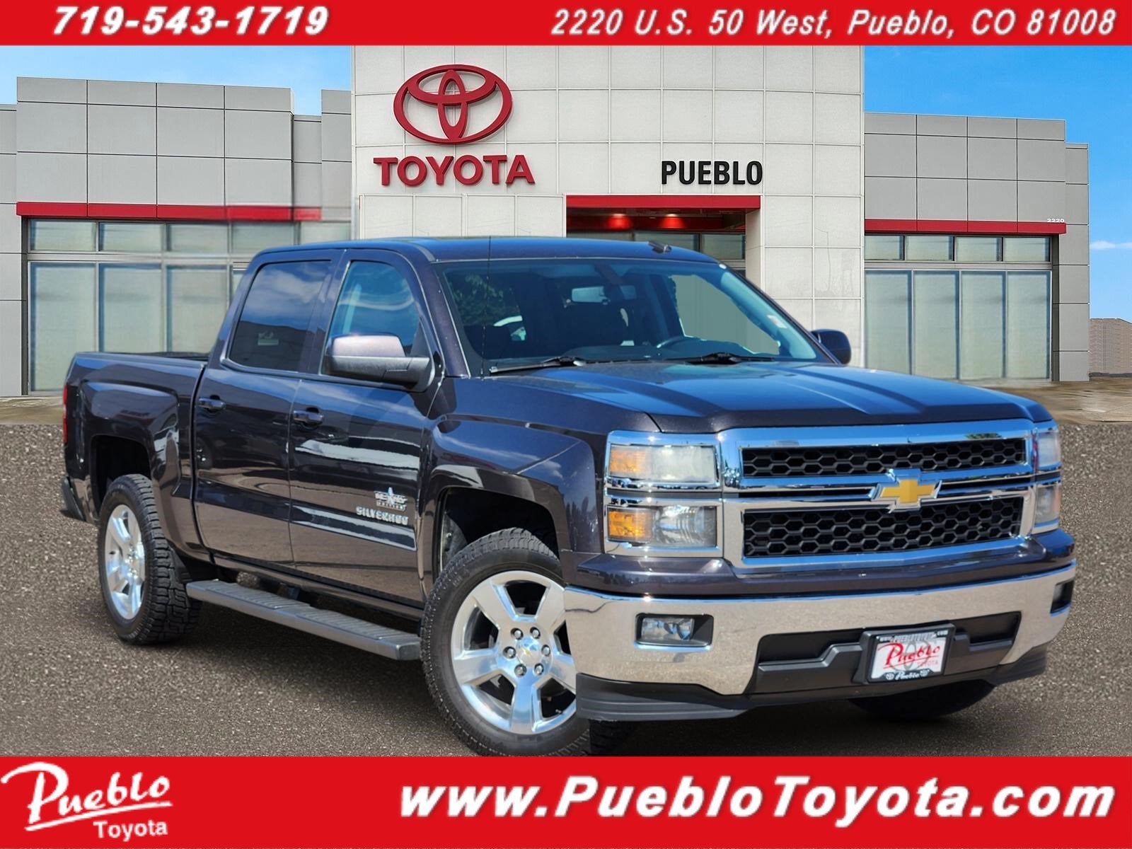 2014 Chevrolet Silverado 1500 LT in Tungsten Metallic — front three-quarter view