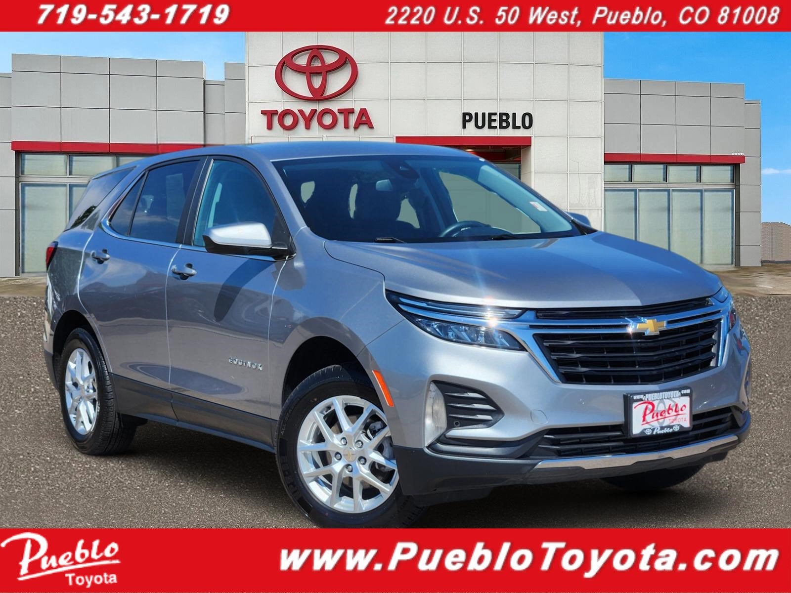 2024 Chevrolet Equinox LT in Sterling Gray Metallic — front three-quarter view