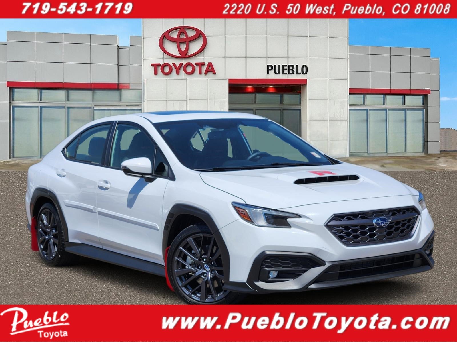 2024 Subaru WRX Limited in Ceramic White — front three-quarter view
