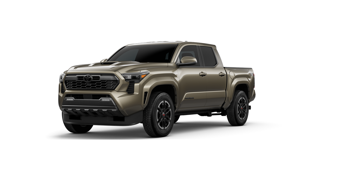2026 Toyota Tacoma TRD Sport in Bronze Oxide — front three-quarter view