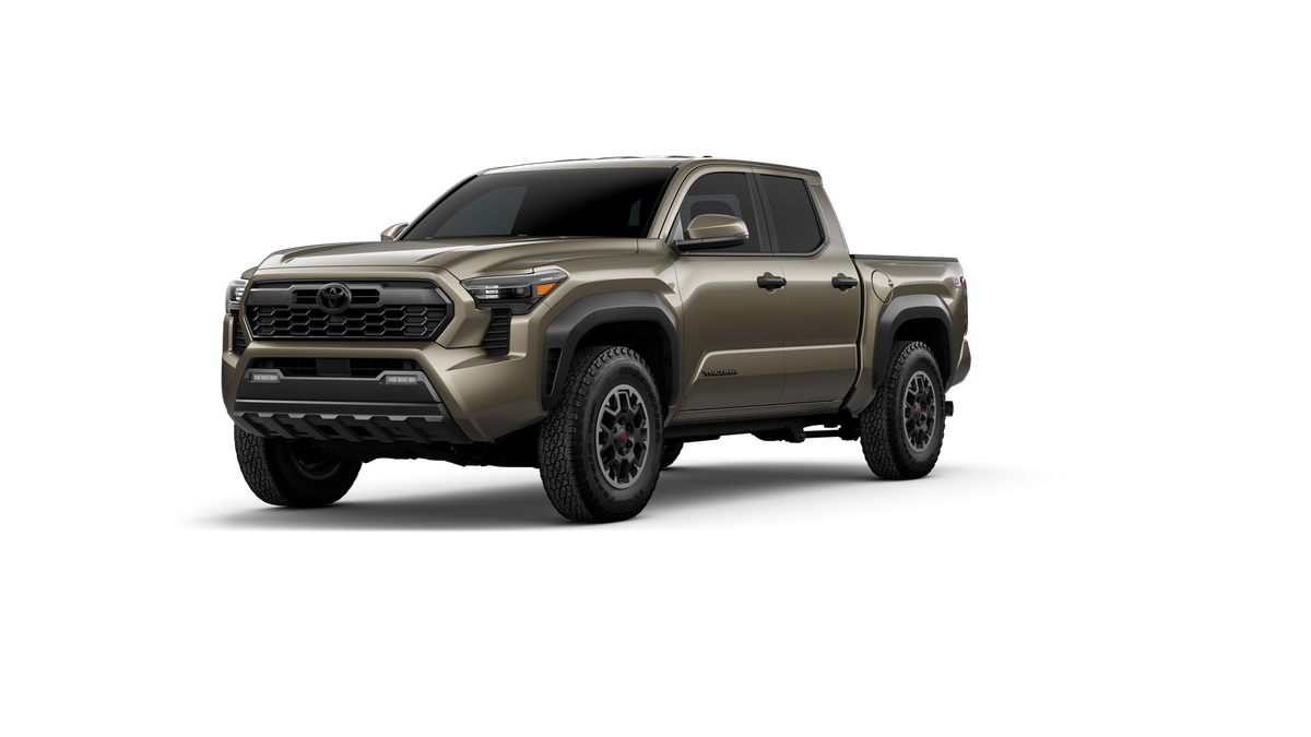 2026 Toyota Tacoma TRD Off-Road in Bronze Oxide — front three-quarter view