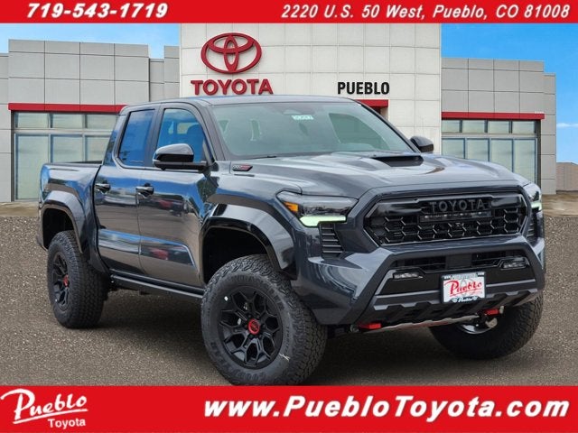 2026 Toyota Tacoma i-FORCE MAX Tacoma TRD Pro in Underground With Black Roof — front three-quarter view